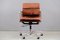 Sedia da scrivania EA217 in pelle cromata e anilina di Charles & Ray Eames per Vitra, Germania, Immagine 4