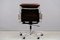 German Chrome and Aniline Leather Soft Pad EA217 Desk Chair by Charles & Ray Eames for Vitra 10