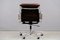 Sedia da scrivania EA217 in pelle cromata e anilina di Charles & Ray Eames per Vitra, Germania, Immagine 10