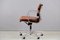 German Chrome and Aniline Leather Soft Pad EA217 Desk Chair by Charles & Ray Eames for Vitra 5