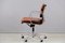 Sedia da scrivania EA217 in pelle cromata e anilina di Charles & Ray Eames per Vitra, Germania, Immagine 5