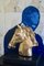 Escultura de cabeza de caballo grande e impresionante de latón firmado P. Mene, Imagen 3
