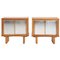 Oak and Aluminium Cabinets in the Style of Charlotte Perriand, Set of 2, Image 1