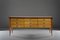 Large Sideboard in Wood and Brass with Glass Top by Paolo Buffa, 1950s, Image 1