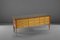 Large Sideboard in Wood and Brass with Glass Top by Paolo Buffa, 1950s 2