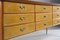 Großes Sideboard aus Holz und Messing mit Glasplatte von Paolo Buffa, 1950er 7