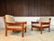 Set of Danish Teak and Wool Easy Chairs from Dyrlund, 1960s 1