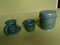 Grünes Keramik Raucher Set, 5er Set 7