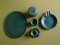 Ceramic Green Smoking Set, Set of 5 5