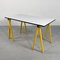 Yellow Trestle Desk by Rodney Kinsman for Bieffeplast, 1980s, Image 6