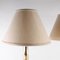 Lampes Vintage en Laiton, Set de 2 3