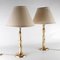 Vintage Brass Lamps, Set of 2 4
