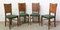 Vintage Dining Chairs, France, 1950s, Set of 4 2