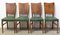 Vintage Dining Chairs, France, 1950s, Set of 4 1