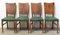 Vintage Dining Chairs, France, 1950s, Set of 4, Immagine 1