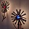 Brutalist Flower Wall Lamps in Murano Glass, Italy, 1960s, Set of 2, Image 2