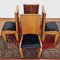 Italian Art Deco Dining Chairs, Italy, 1930s, Set of 4, Image 3