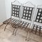 Mid-Century English Metal Garden Dining Chairs, Set of 6 13