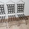 Mid-Century English Metal Garden Dining Chairs, Set of 6 15