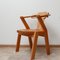 Mid-Century Brutalist Oak Dining Chairs, Set of 2 3