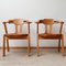 Mid-Century Brutalist Oak Dining Chairs, Set of 2, Image 14