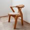 Mid-Century Brutalist Oak Dining Chairs, Set of 2, Image 12