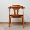 Mid-Century Brutalist Oak Dining Chairs, Set of 2 5