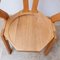 Mid-Century Brutalist Oak Dining Chairs, Set of 2 9