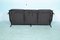 Schwarzes Mid-Century Leder 3-Sitzer Sofa, 1960er 12