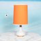 Vintage Space Age Table Lamp in Glass, 1960s 1