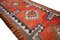 Vintage Square Medallion Kilim Runner Rug with Geometric Diamond Pattern 2