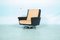 Mid-Century Executive Black Leather Swivel Chair, 1960s 15