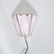 Mid-Century Wall Lights in Pink Milk Glass and Brass, Set of 2, Image 3