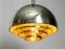 Versilberte Mid-Century Deckenlampe von Vereinigte Werkstätten Collection 2