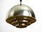 Mid-Century Silver-Plated Ceiling Lamp from Vereinigte Werkstätten Collection, Image 3