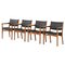 Model Jh-525 Armchairs by Hans Wegner for Johannes Hansen, Denmark, Set of 4 1