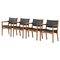Poltrone Jh-525 di Hans Wegner per Johannes Hansen, Danimarca, set di 4, Immagine 1