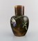 Antike Vase aus glasierter Keramik von Clément Massier für Golfe Juan, spätes 19. Jh 2
