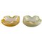 Cuencos de cristal de Murano soplado en la boca, Italia, años 60. Juego de 2, Imagen 1