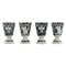 Egg Cups in Glazed Faience by Bjorn Wiinblad for Nymølle, 1970s, Set of 4 1