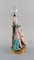 Antiker Kerzenhalter aus handbemaltem Porzellan von Meissen, spätes 19. Jh 5
