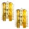 Extra Large Wall Sconces in Murano Glass from Barovier & Toso, Set of 2 1