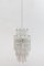 Large Iced Textured and Clear Murano Glass Chandelier with Five Tiers by Toni Zuccheri for Venini, 1960s, Italy, Image 6