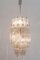 Large Iced Textured and Clear Murano Glass Chandelier with Five Tiers by Toni Zuccheri for Venini, 1960s, Italy, Image 3
