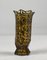 Art Deco Vase in Amber Glass with Silver Decorations, Image 5