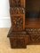 19th Century Carved Oak Open Bookcase 9