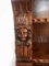 19th Century Carved Oak Open Bookcase 4