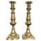 19th Century Tall Brass Candlesticks, Set of 2 1