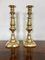 19th Century Tall Brass Candlesticks, Set of 2, Image 2