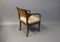 Antique Mahogany and Brass Armchair, 1830s, Image 3